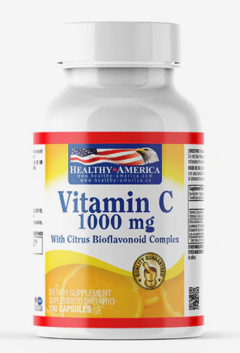 Vitamin C 1.000 mg with Citrus Bioflavonoid Complex 100 Capsules