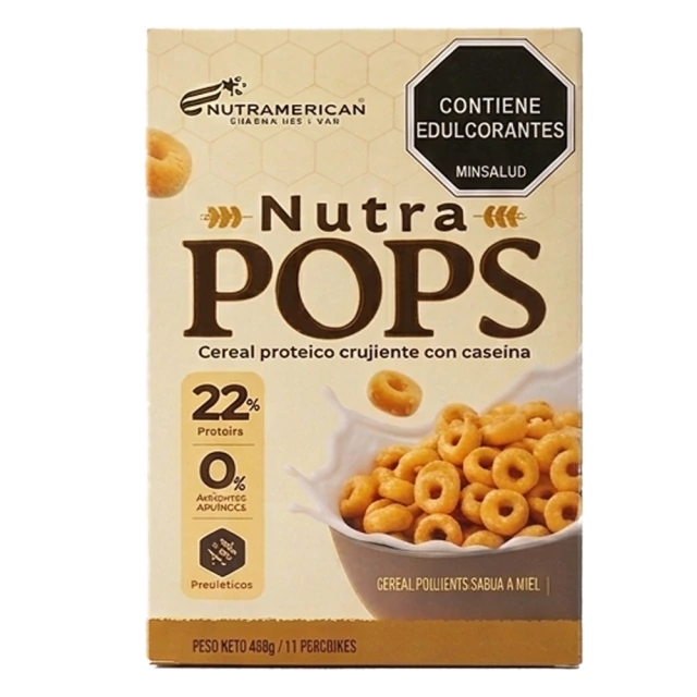 Nutra Pops Cereal de Proteína- Caja
